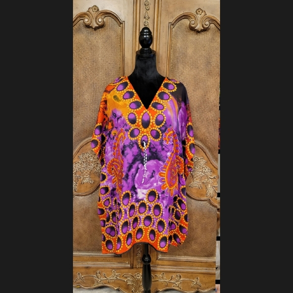 Colorful Swim Cover Up - Picture 4 of 4